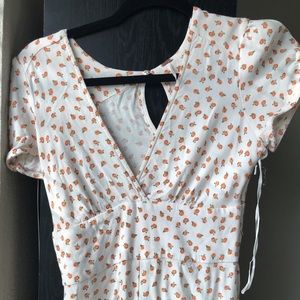 free people peach jumpsuit